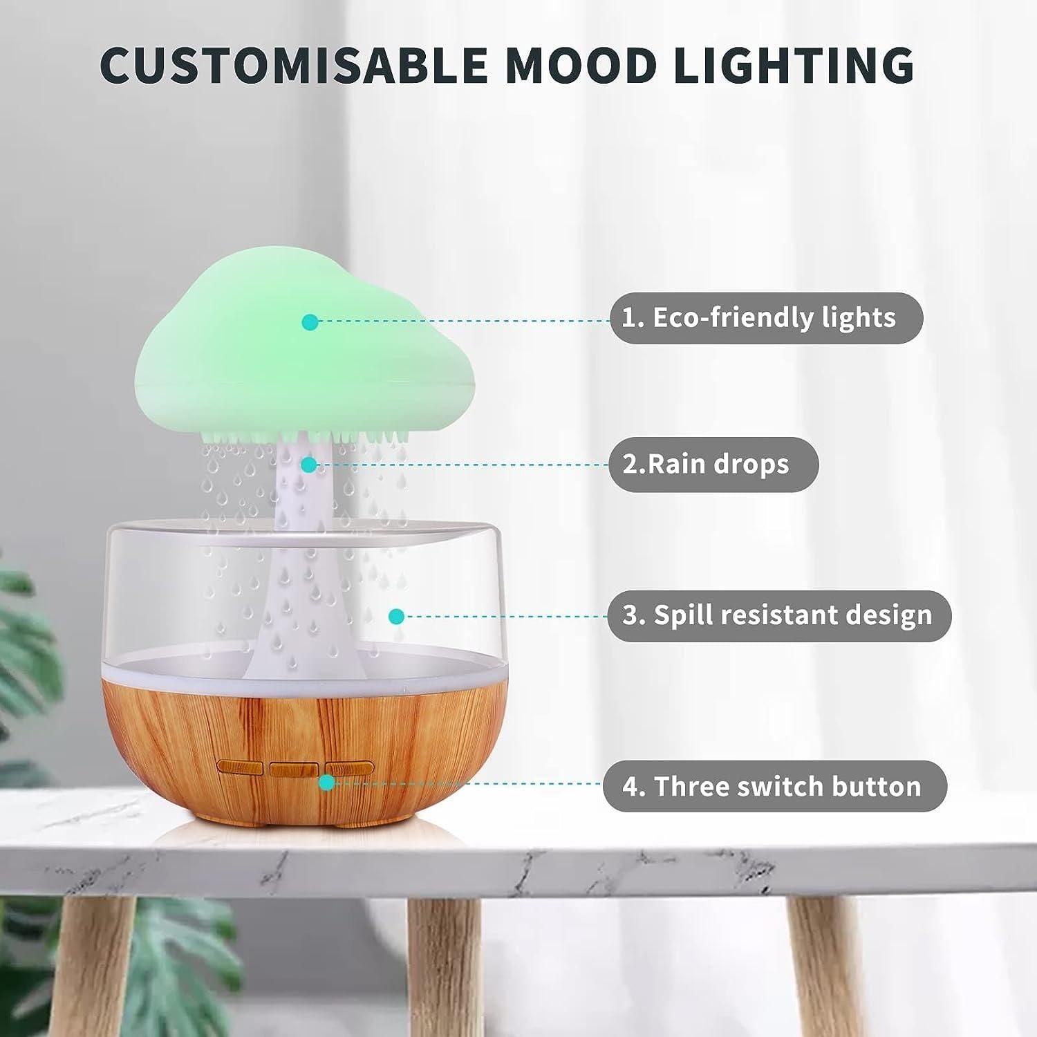 Raindrop Humidifier and Diffuser Roposo Clout