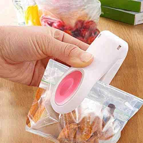 Smart Bag Sealer Heat Seal, Portable Mini Sealing Machine for Food Storage, Food Sealer Handheld for Vacuum Sealer Bags, Plastic Bags, Snack Bags, Chip Bags Roposo Clout