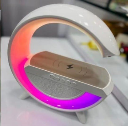 Wireless Charging Atmosphere Lamp with Bluetooth Speaker Roposo Clout