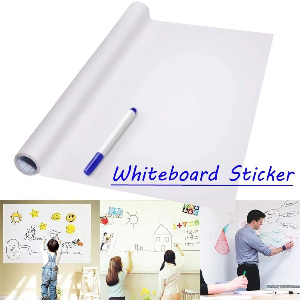 Whiteboard Wall Sticker for Office, Study Room, Kids, Home Roposo Clout