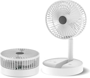 Retractable Desktop Folding Fan Mini Portable Desktop Fan Electric Fan for Home SourceInfi