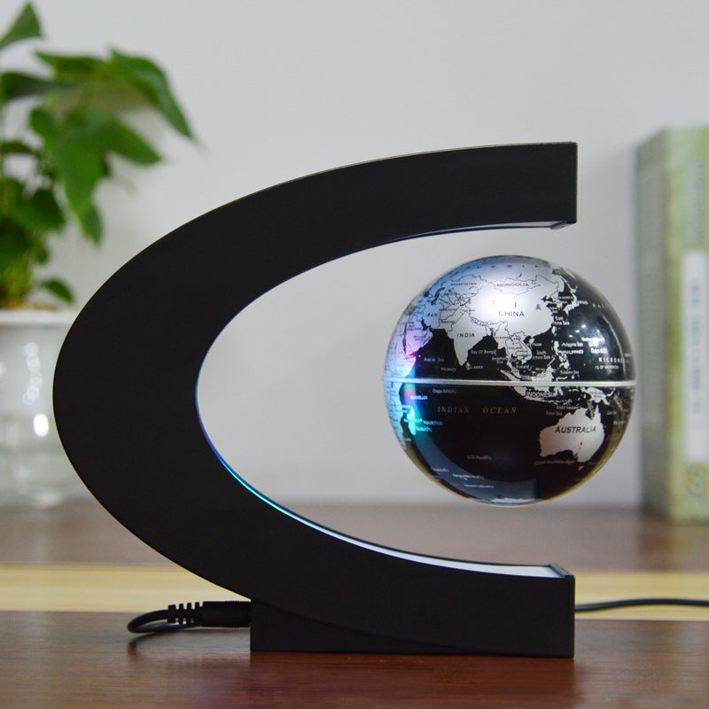 LED Tellurion Magnetic Levitation Globe World Map Floating Antigravity Globe With LED Light SourceInfi