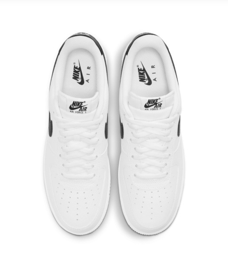 Men's Air Force 1 ( Black on White ) SourceInfi