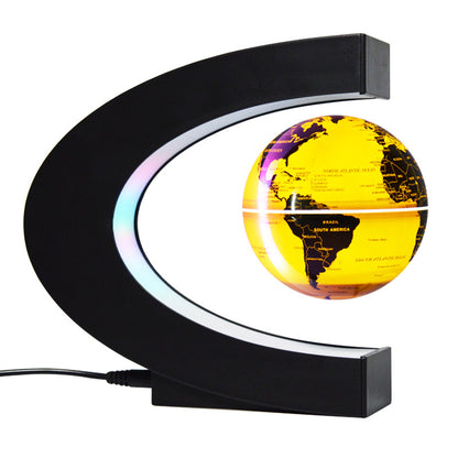 LED Tellurion Magnetic Levitation Globe World Map Floating Antigravity Globe With LED Light SourceInfi