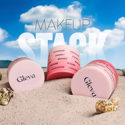 Gleva 5 In 1 Makeup stack WIth Concealer, Bronzer, Blusher, Compact & Highlighter SourceInfi