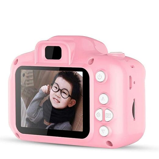 Kids Camera, 1080P HD Digital Video Camera Cartoon Protective Silicone Cover