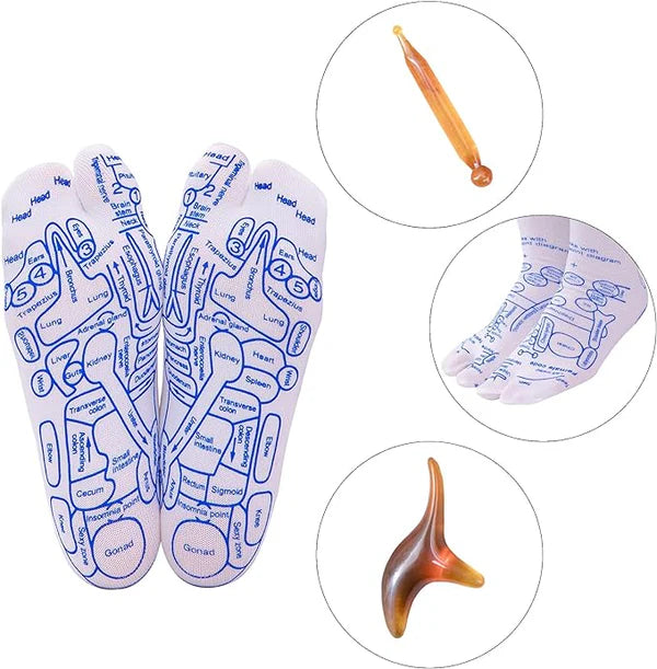 Acupressure Reflexology Socks With Pressure Point