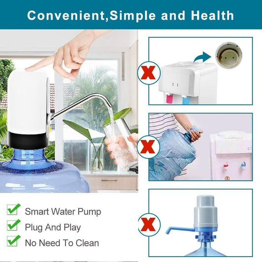 Automatic Stainless-Steel Plastic Drinking Portable Electric Switch Water Dispenser SourceInfi