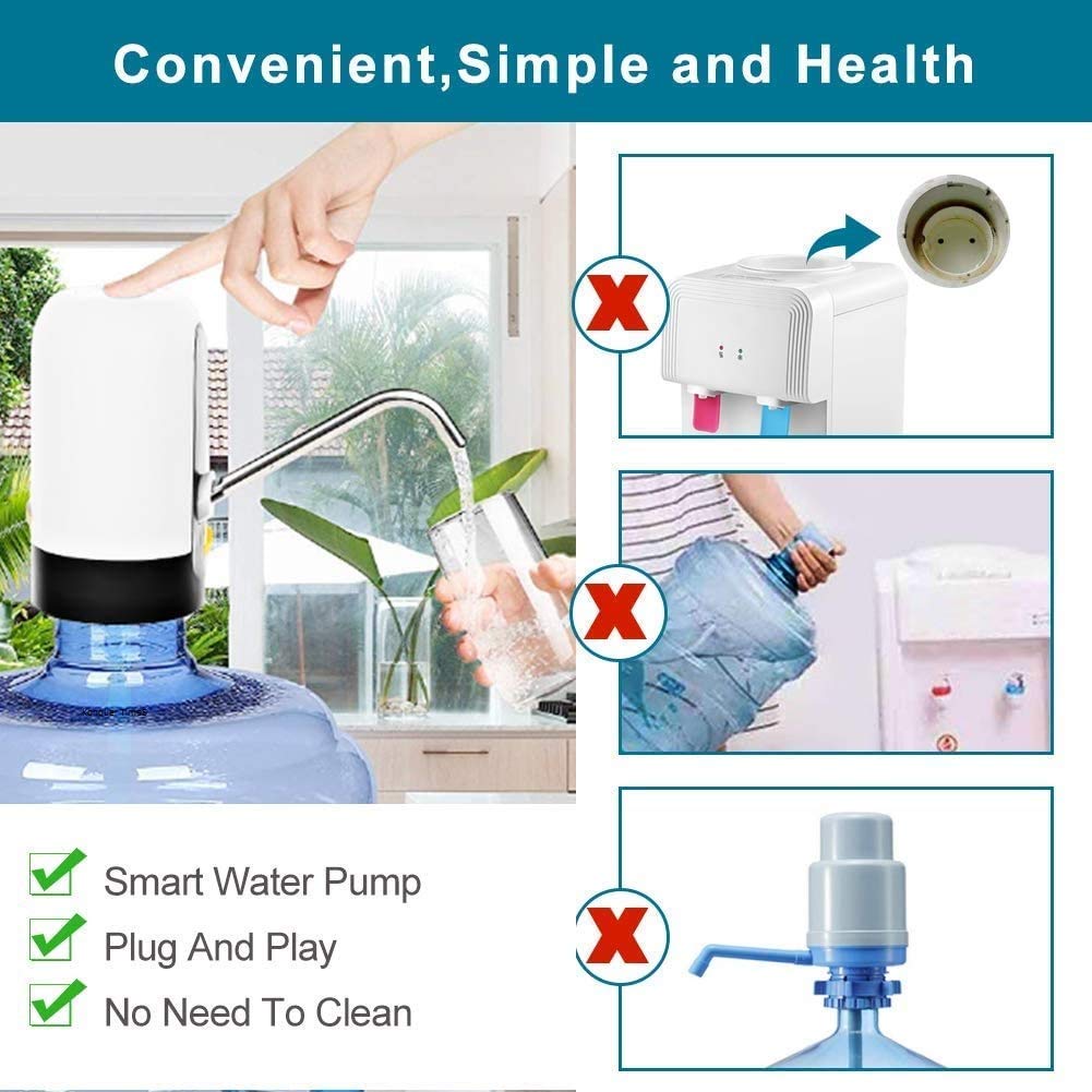 Automatic Stainless-Steel Plastic Drinking Portable Electric Switch Water Dispenser SourceInfi