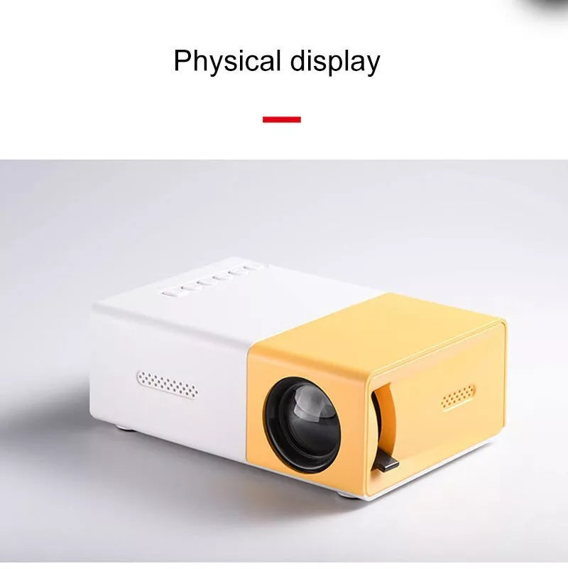 Home Cinema Grade Mini Micro LCD Portable Manual Focus 1080 Projector SourceInfi