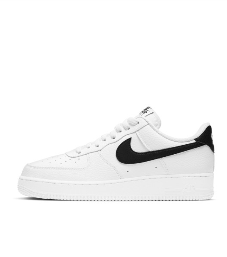 Men's Air Force 1 ( Black on White ) SourceInfi