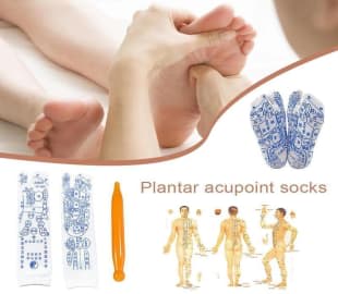 Acupressure Reflexology Socks With Pressure Point