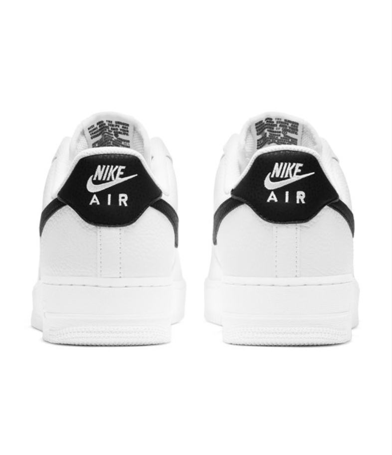 Men's Air Force 1 ( Black on White ) SourceInfi